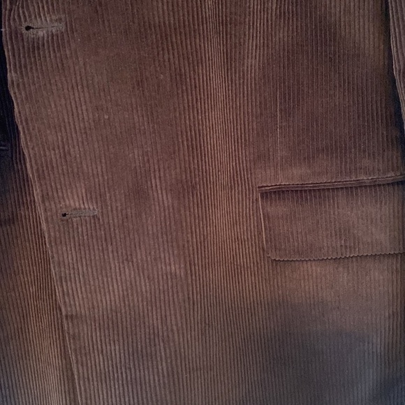 Men’s Stafford Cord Brown Blazer 46R - Picture 2 of 6